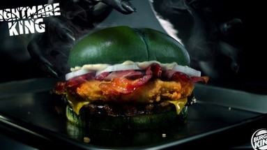 Celebre o Halloween com o hamburguer verde do Burguer King!